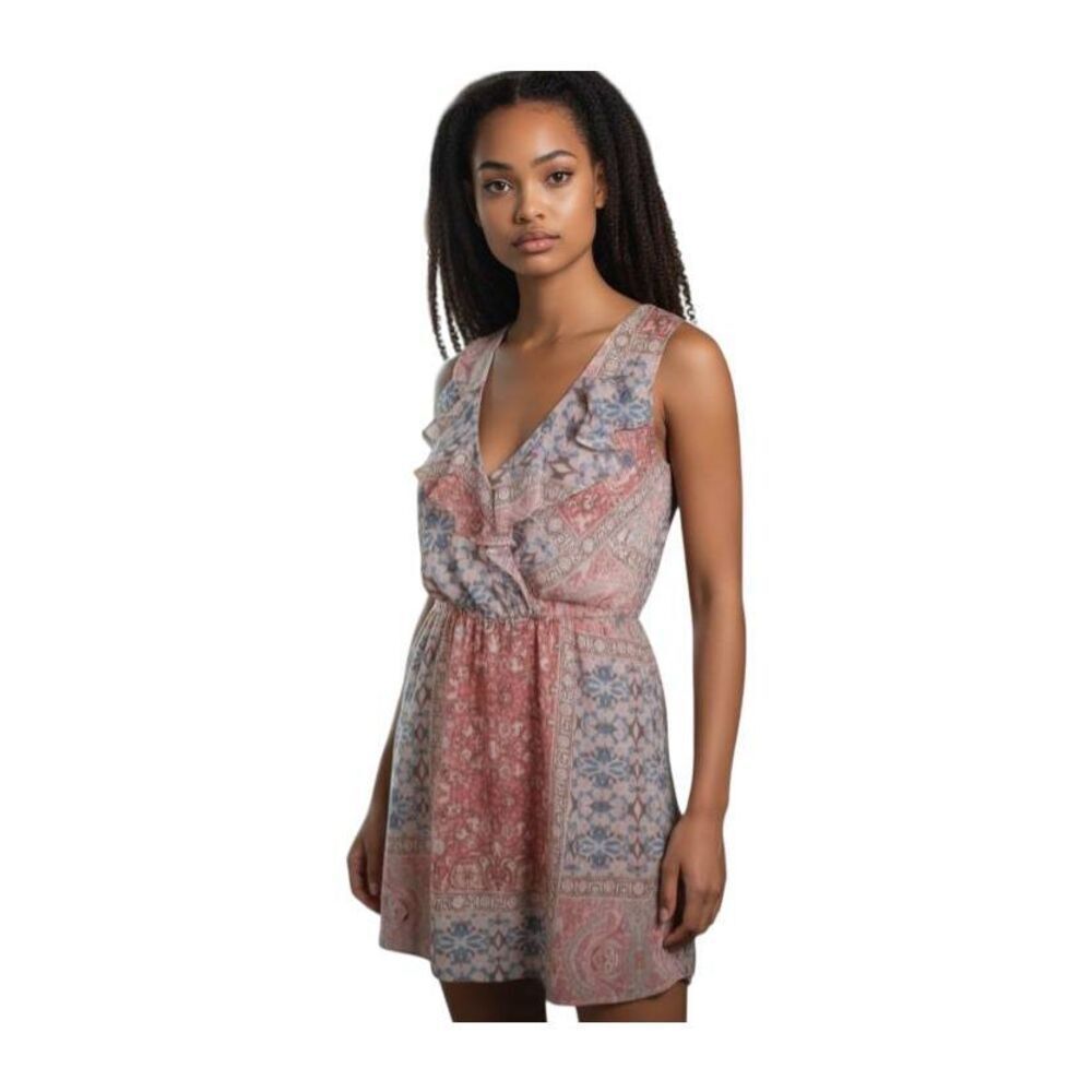 BCBGENERATIONS PINK & BLUE DRESS SZ.S EUC.